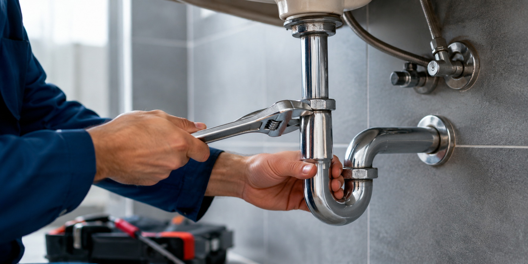 Professional plumber carrying out general plumbing repairs and installations in Carlisle and Cumbria